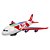 Avião Brinquedo Luz Som Automático Bate e Volta DM Toys - Imagem 3