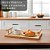 Bandeja Bambu C/Alça Multiuso Treliça 35x24 cm Decorativa - Imagem 5