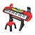 Teclado Musical Infantil 37 Teclas com Banqueta e Microfone - Imagem 1