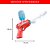 Pistola de Água Elétrica Recarregável USB Potente + Brinde 37 Balões Vermelho - Imagem 2