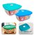 Pote Quadrado Vidro 2 Litros Tampa Plastica Facilita Marinex - Imagem 8