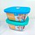 Pote Quadrado Vidro 2 Litros Tampa Plastica Facilita Marinex - Imagem 9