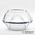 Pote Quadrado Vidro 2 Litros Tampa Plastica Facilita Marinex - Imagem 4