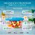 Kit 2 Potes Vidro Quadrado 1l e 2l Facilita Marinex C/ Tampa - Imagem 4