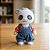 Família Panda Casinha Feliz ZoopToys 4 Bonecos Aveludados - Imagem 5