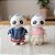 Família Panda Casinha Feliz ZoopToys 4 Bonecos Aveludados - Imagem 7