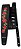 Correia Guitarra Violão Baixo Basso Alça Vt Fl Floral Preto - Imagem 1