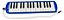 Escaleta Dolphin 32 Teclas Com Case Azul - Imagem 3