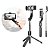 Estabilizador de Celular Gimbal R15 com Bluetooth Pau de Selfie Tripé Preto - Imagem 8