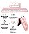 Teclado Musical Piano Eletrônico com 61 Teclas Sensitivas Bluetooth USB Dobrável 889-B Rosa - Imagem 2