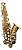 Soprano Curvo Sopranino Saxofone Milano Mib Usado com Case (Usado) - Imagem 2
