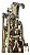 Soprano Curvo Hoyden Sax Sopranino Mib Usado com Case (Usado) - Imagem 4