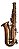 Saxofone Alto Usado Winner Cor Dourado (Usado) - Imagem 2
