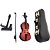 Mini Violoncelo Instrumento Musical Miniatura em Madeira com Estojo e Suporte - Imagem 5