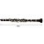 Mini Clarinete Instrumento Musical Miniatura cor Preto com Case - Imagem 5