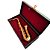 Mini Saxofone Instrumento Musical Miniatura Dourado com Case - Imagem 1