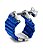 Abraçadeira Bambú para Sax Alto Modelo: Nova Cor: Azul Safira - Imagem 3