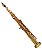 Sax Soprano Sib Reto Zellmer Dourado ZSS-600L - Imagem 4