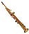 Sax Soprano Sib Reto Zellmer Dourado ZSS-600L - Imagem 3