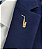 Broche Sax Alto Flash Ouro Minimalista Clássico - Imagem 2