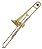Trombone de Pistos Schieffer SDSL-5658 Sib (Bb) com Case Super Luxo - Imagem 2