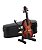 Mini Violino Instrumento Musical Miniatura em Madeira com Estojo e Suporte - Imagem 1