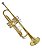 Trompete Sib Yamaha YTR-236 Dourado Laqueado Usado - Imagem 1