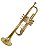 Trompete Sib Yamaha YTR-236 Dourado Laqueado Usado - Imagem 2