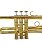 Trompete Sib Yamaha YTR-236 Dourado Laqueado Usado - Imagem 6