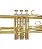 Trompete Sib Yamaha YTR-235 Dourado Laqueado Usado - Imagem 6