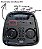 Caixa de Som Boxx Bpp 252 400w c/ Karaokê 2mic, Blue e Led - Imagem 7