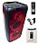 Caixa de Som Boxx Bpp 252 400w c/ Karaokê 2mic, Blue e Led - Imagem 5