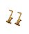Prendedor de Hinário/ Partitura Luxo Sax Tenor com Flash de Ouro (Par) - Imagem 3