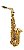 Sax Alto Tokai Mib TSA-300G Dourado com detalhes Prata - Imagem 2