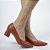 Sapato Feminino Bico Fino Numeração Especial 6274 Caju - Imagem 1