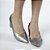 Sapato Feminino Bico Fino Numeração Especial 6274 Onix - Imagem 3