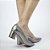 Sapato Feminino Bico Fino Numeração Especial 6274 Onix - Imagem 2