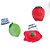 Brinquedo Sensorial Splash Ball Frutas Anti Estresse Sortido - Acrilex - Imagem 2