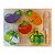 Kit Frutas ou Legumes + Faca de Madeira com Velcro MDF 12 Peças Sortido - Imagem 4