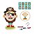 Rosto Misterioso 64 Peças Mystery Face TL390 - Tooky Toy - Imagem 2