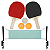 Kit Ping Pong Tênis de Mesa com Rede e 3 Bolinhas Zein - Art Sport - Imagem 2
