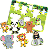 Jogo das Formas Animais Selvagens MDF POP002 - Paper Toy - Imagem 2