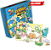 Jogo das Formas Dinossauros MDF POP008 - Paper Toy - Imagem 1