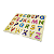 Encaixe Divertido Alfabeto Com Pinos Letras Maiúsculas MDF - Toy Mix - Imagem 2