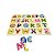 Encaixe Divertido Alfabeto Com Pinos Letras Maiúsculas MDF - Toy Mix - Imagem 1