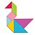 Coleção Joguinhos de Bolsa: Mini Tangram - Babebi - Imagem 2