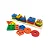 Brinquedo de Encaixe Divertido Formas e Cores 5 Colunos Madeira - Toy Mix - Imagem 2