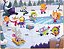 Quebra Cabeça Gigante Bichos no Gelo 16 Peças Madeira - Nig - Imagem 2