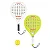 Kit 2 Raquetes Beach Tennis Com 01 Bola - Art Brink - Imagem 2