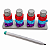Rosqueando Cores Premium Com Caneta Coordenação Motora Alternativa 3D - Imagem 4